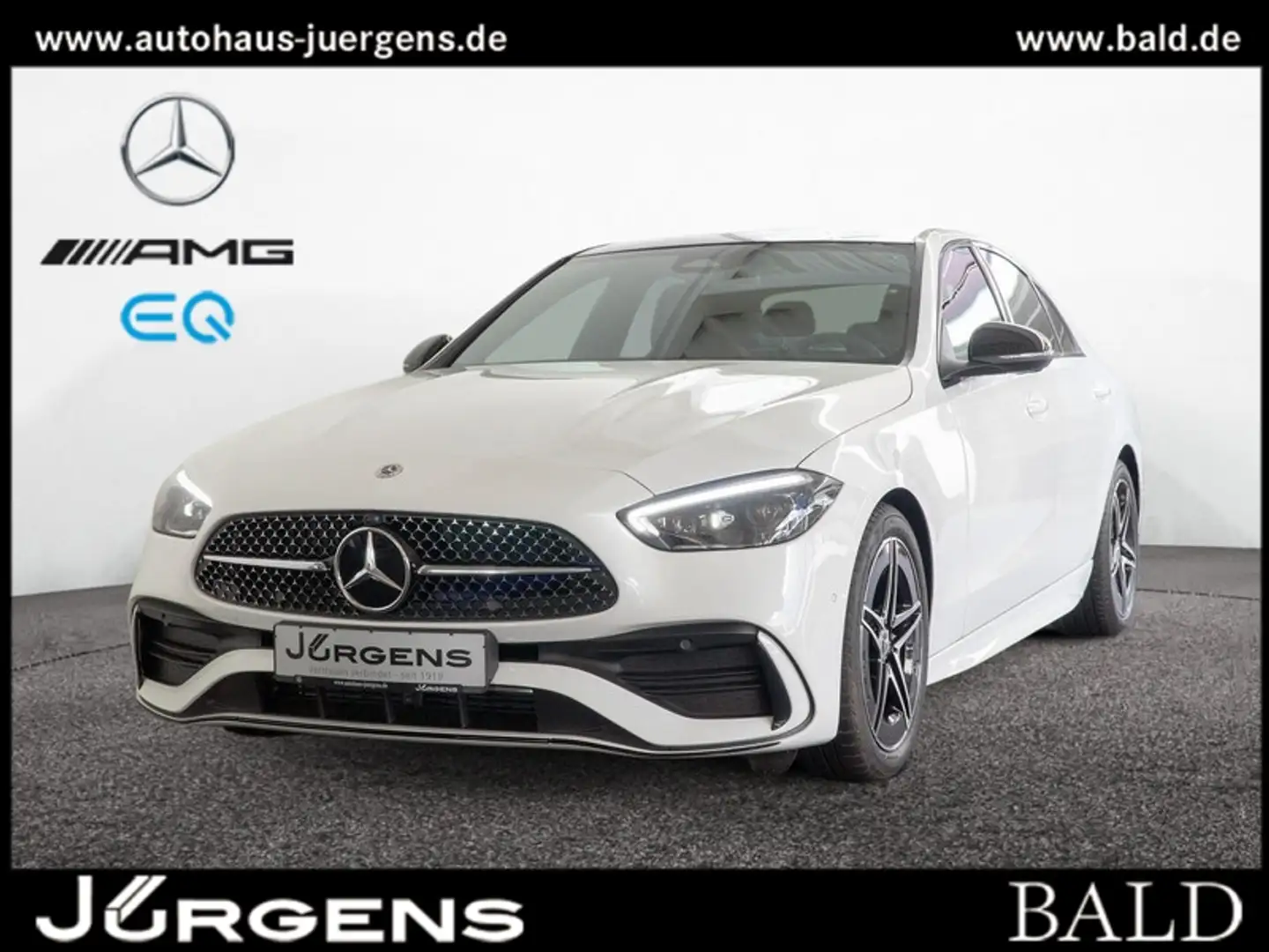 Mercedes-Benz C 300 4M AMG-Sport/DIGITAL/Pano/Night/Stdhz/Cam White - 1