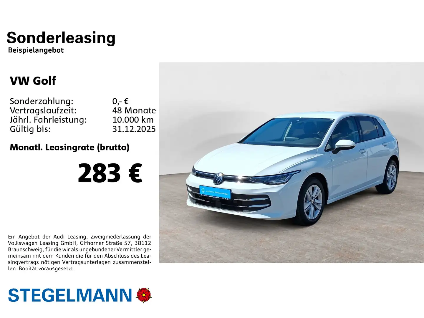 Volkswagen Golf VIII 1.5 eTSI DSG Facelift Life *App-Connec Weiß - 2