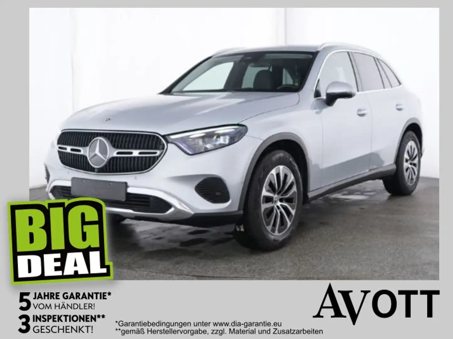 Mercedes-Benz GLC 220 d 4M AV Premium Anhängevorr. Silber - 1