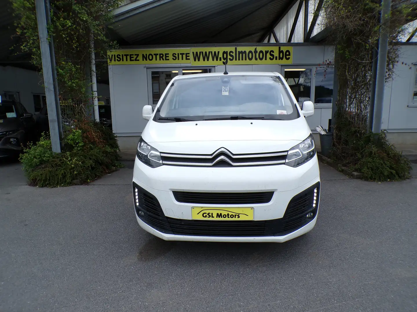 Citroen Jumpy 2.0HDi 177cv Automatique 3places blanc 09/21 Airco Blanc - 2