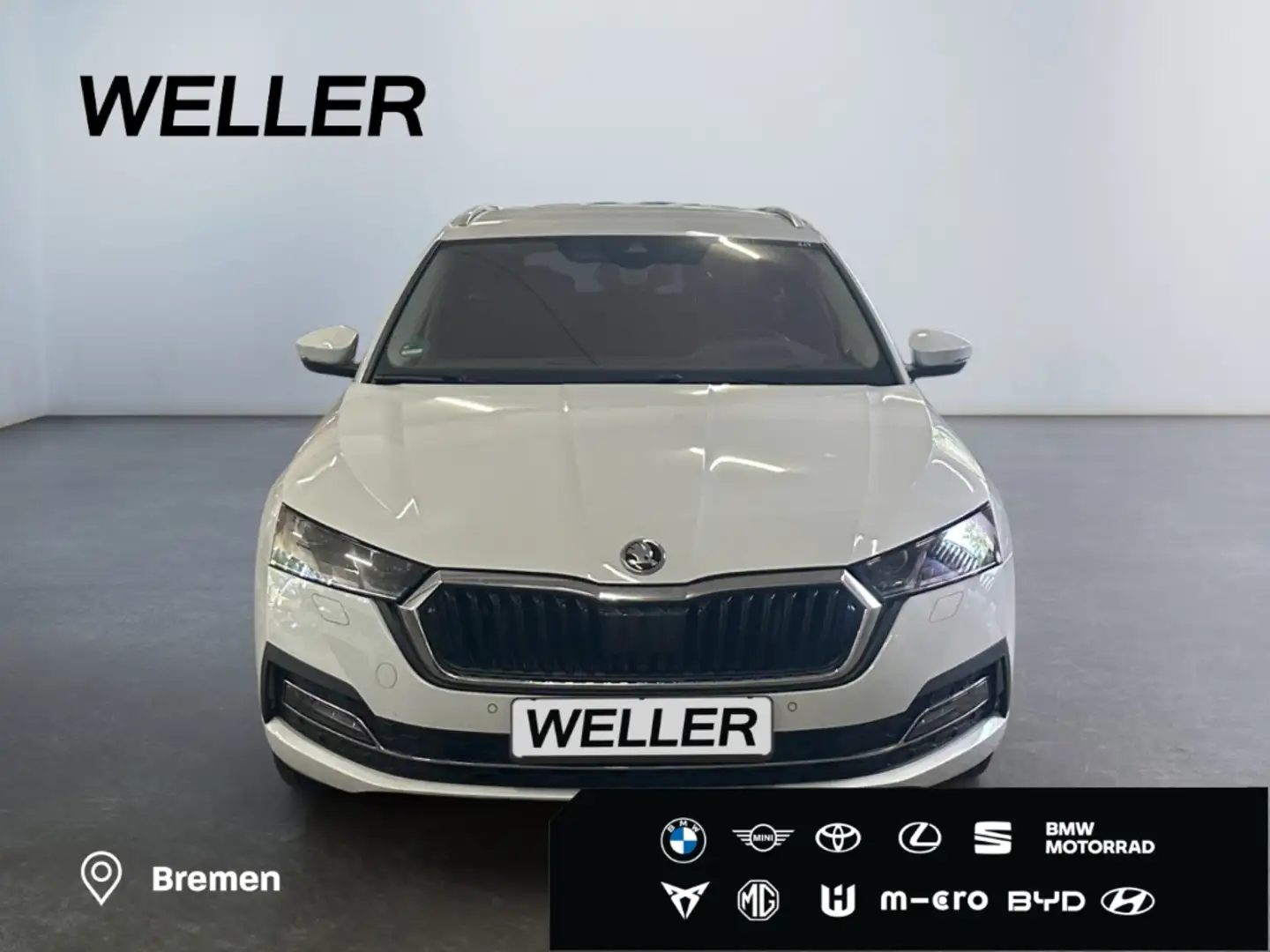 Skoda Octavia Combi 1.4 TSI iV DSG Style *LED*CAM*HUD* Weiß - 2