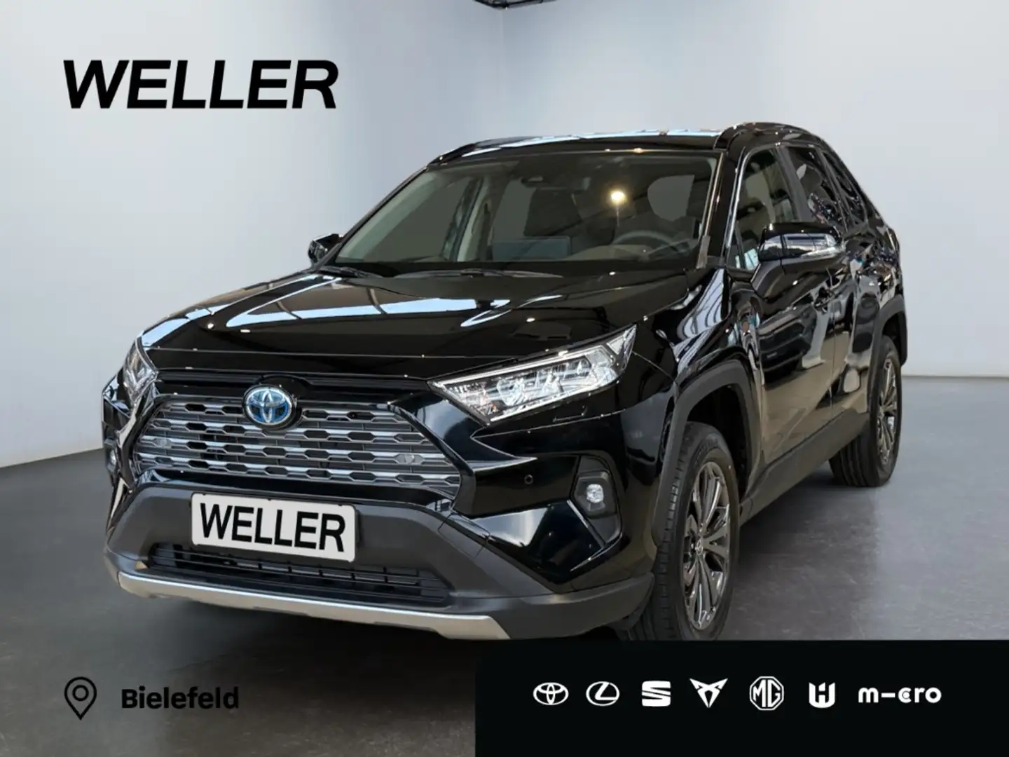 Toyota RAV 4 2.5 Hybrid Team D 4x2 *Navi*LED*el Heck* Zwart - 1