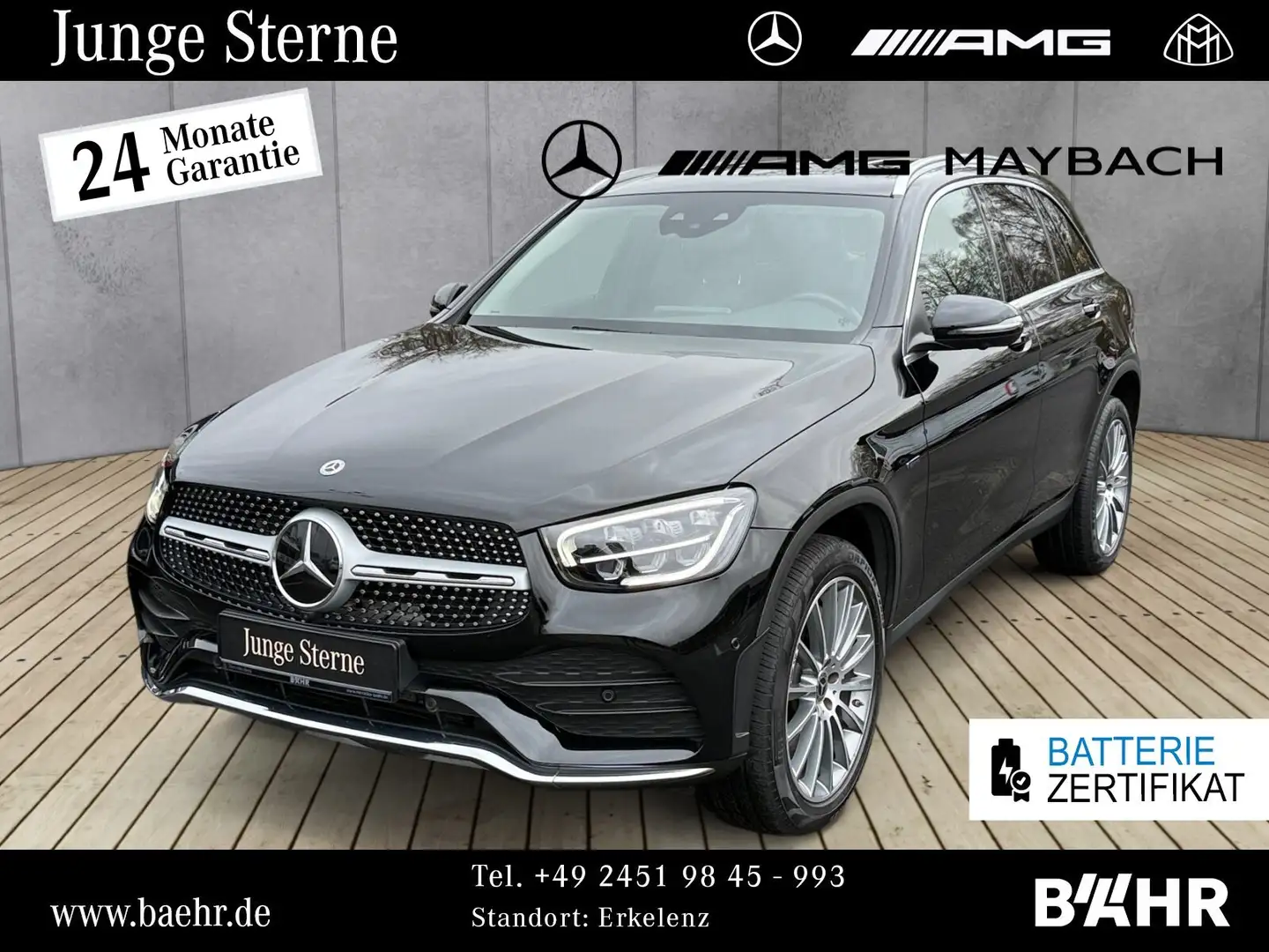 Mercedes-Benz GLC 300 GLC 300 e 4M AMG/MBUX/LED/AHK/360°/Distronic/20" Schwarz - 1