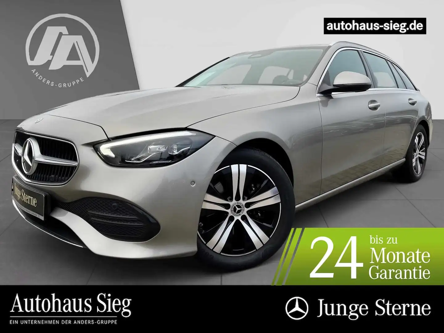 Mercedes-Benz C 200 d T Avantgarde+MBUX+Kam+DIGITAL+AHK+EASY-P Silber - 1