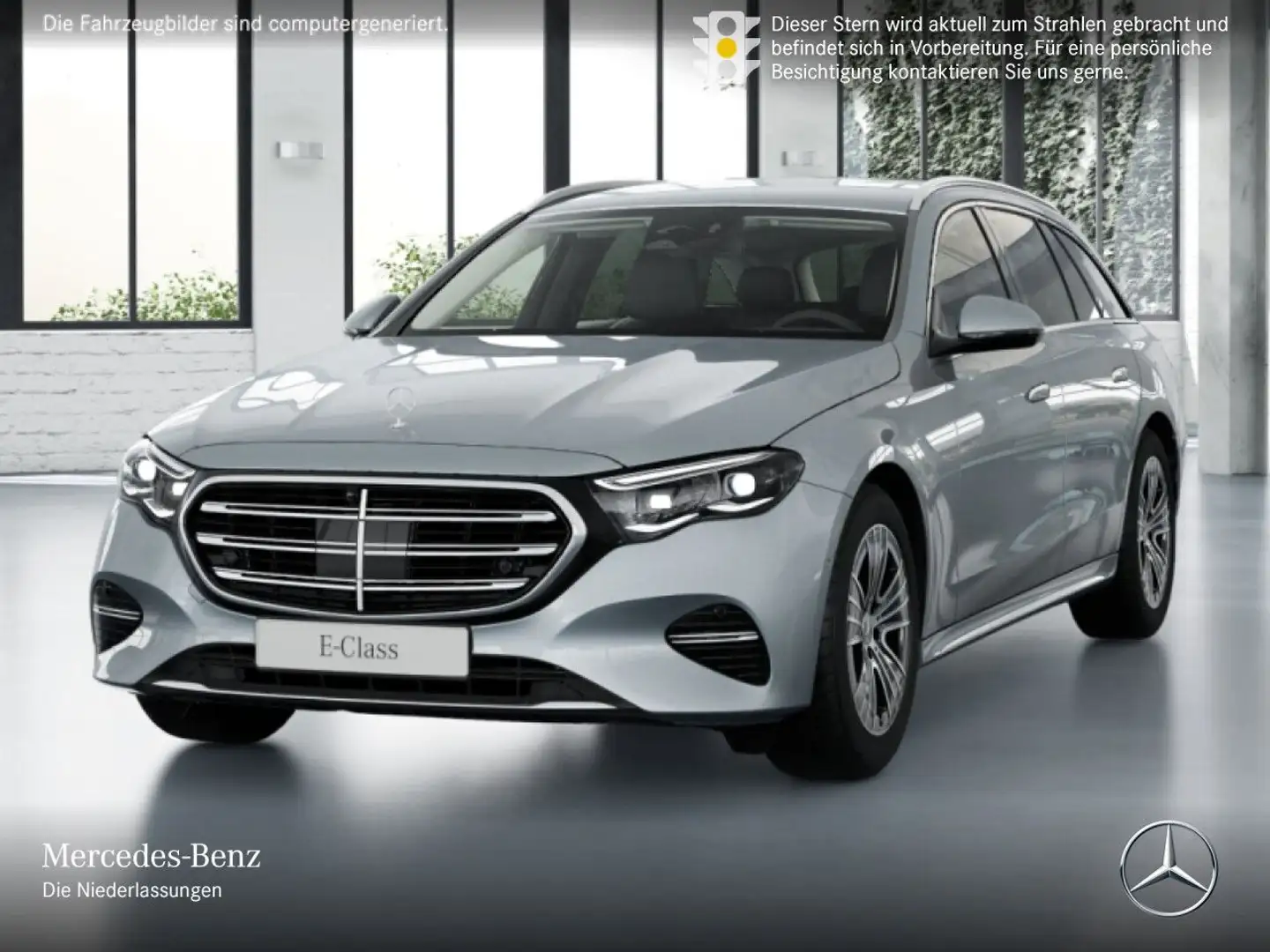 Mercedes-Benz E 220 d T Exclusive Exkl-Paket 360° Burmester AHK Silber - 2