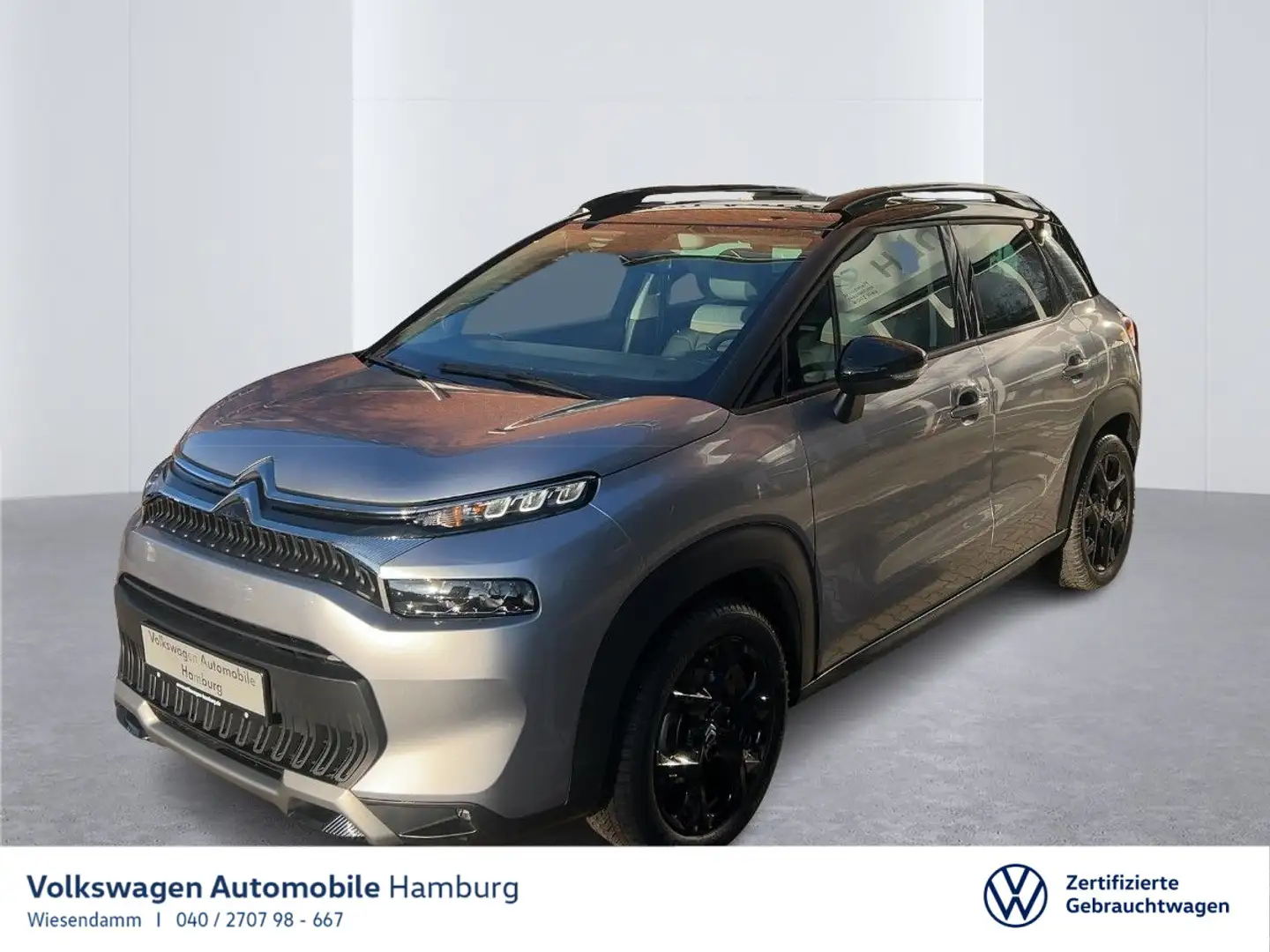 Citroen C3 Aircross 1.2 PureTech 130 Max Navi Schiebedac Grau - 1
