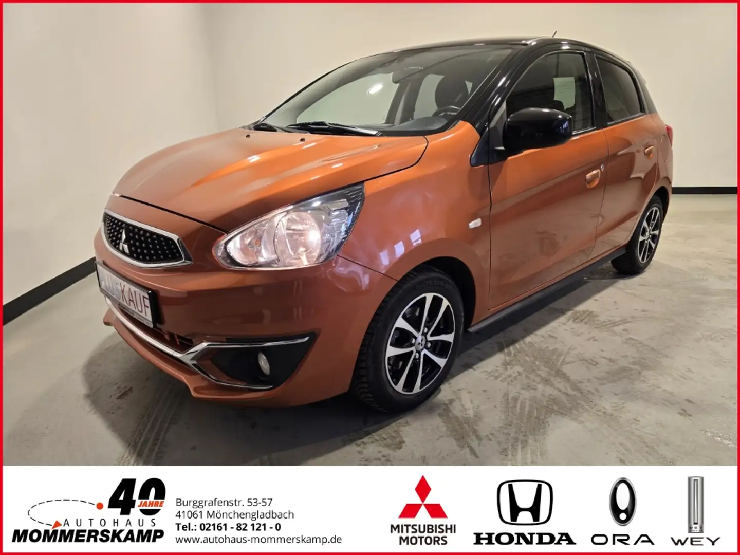 Mitsubishi Space Star Diamant Edition+ 1.2+Allwetterreifen+Klima+Sitzhzg Arancione - 1