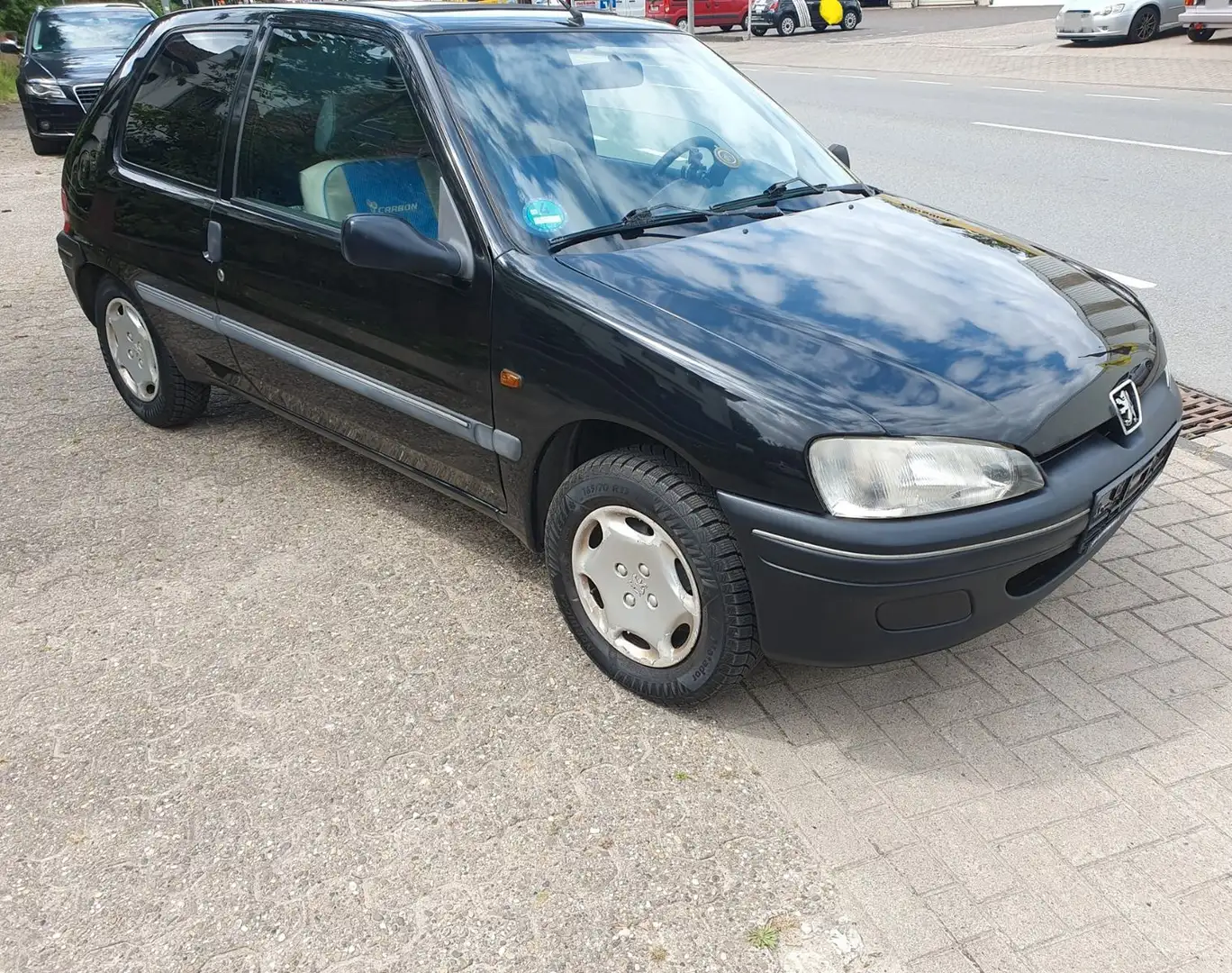 Peugeot 106 Klein Flizer ZV FB. 8 fach bereift TÜV neu Schwarz - 1
