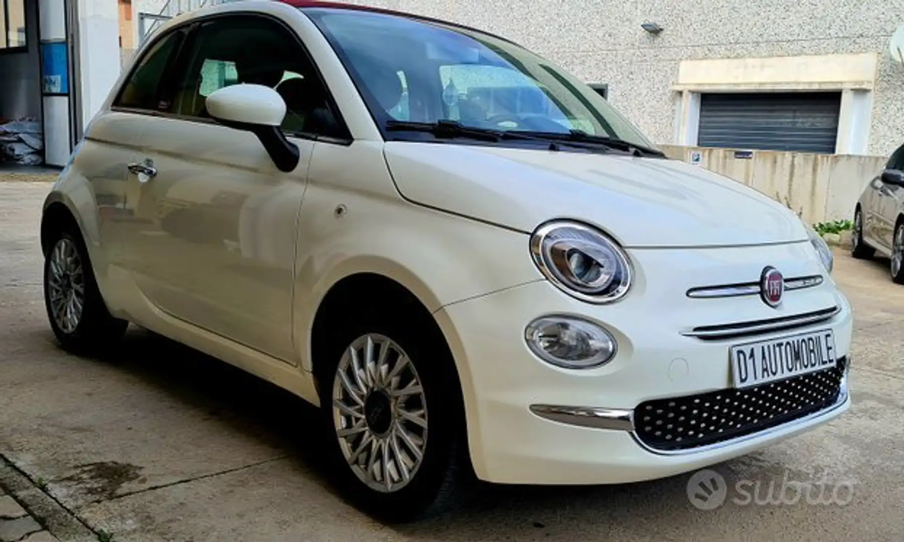 Fiat 500C 1.2 CABRIO LOUNGE Blanc - 2