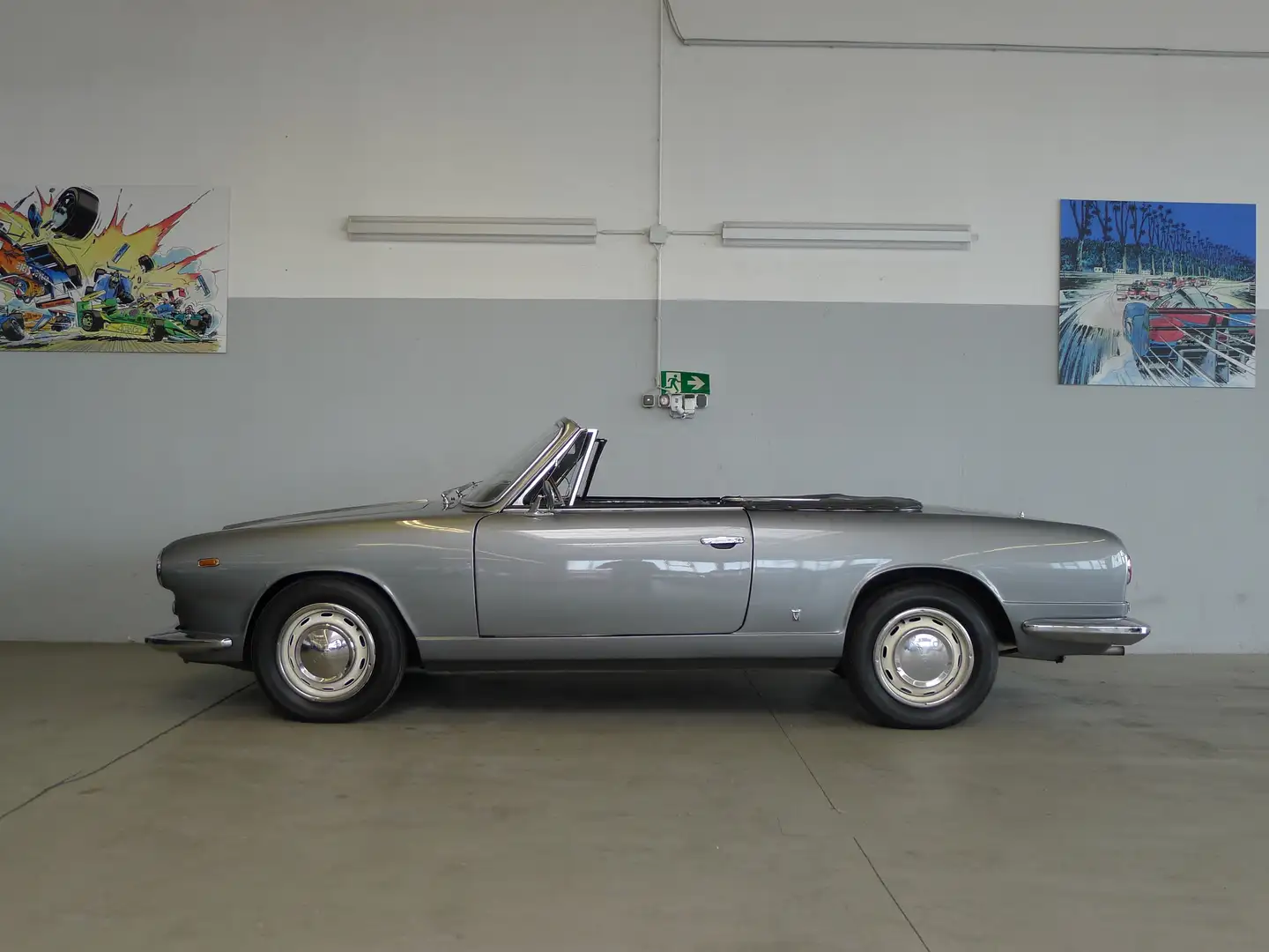 Lancia Flavia 1800 iniezione Convertible, traumhaft. Szary - 1