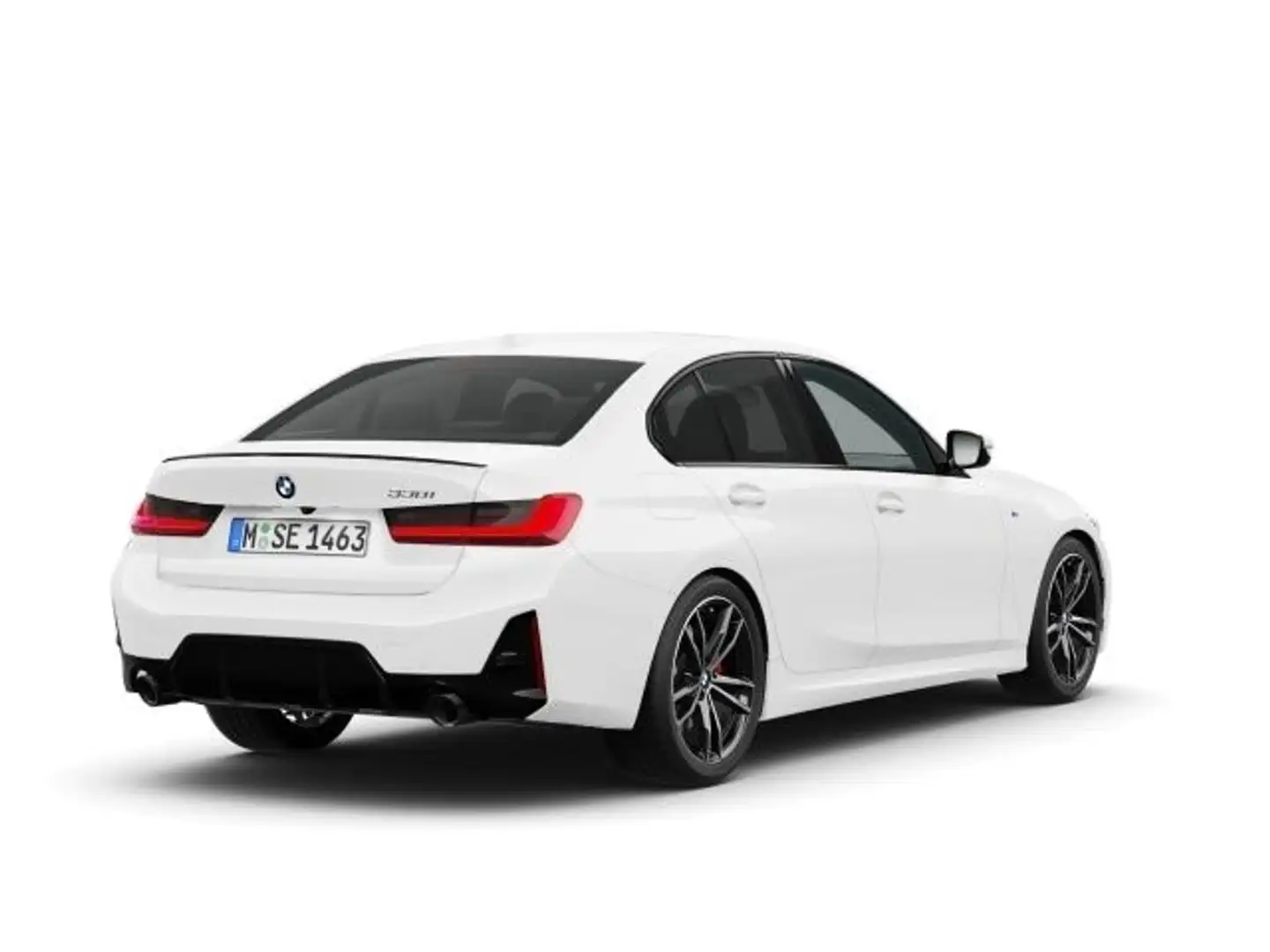 BMW 330 i Automatic Navi Leder Tempom.aktiv Glasdach Weiß - 2