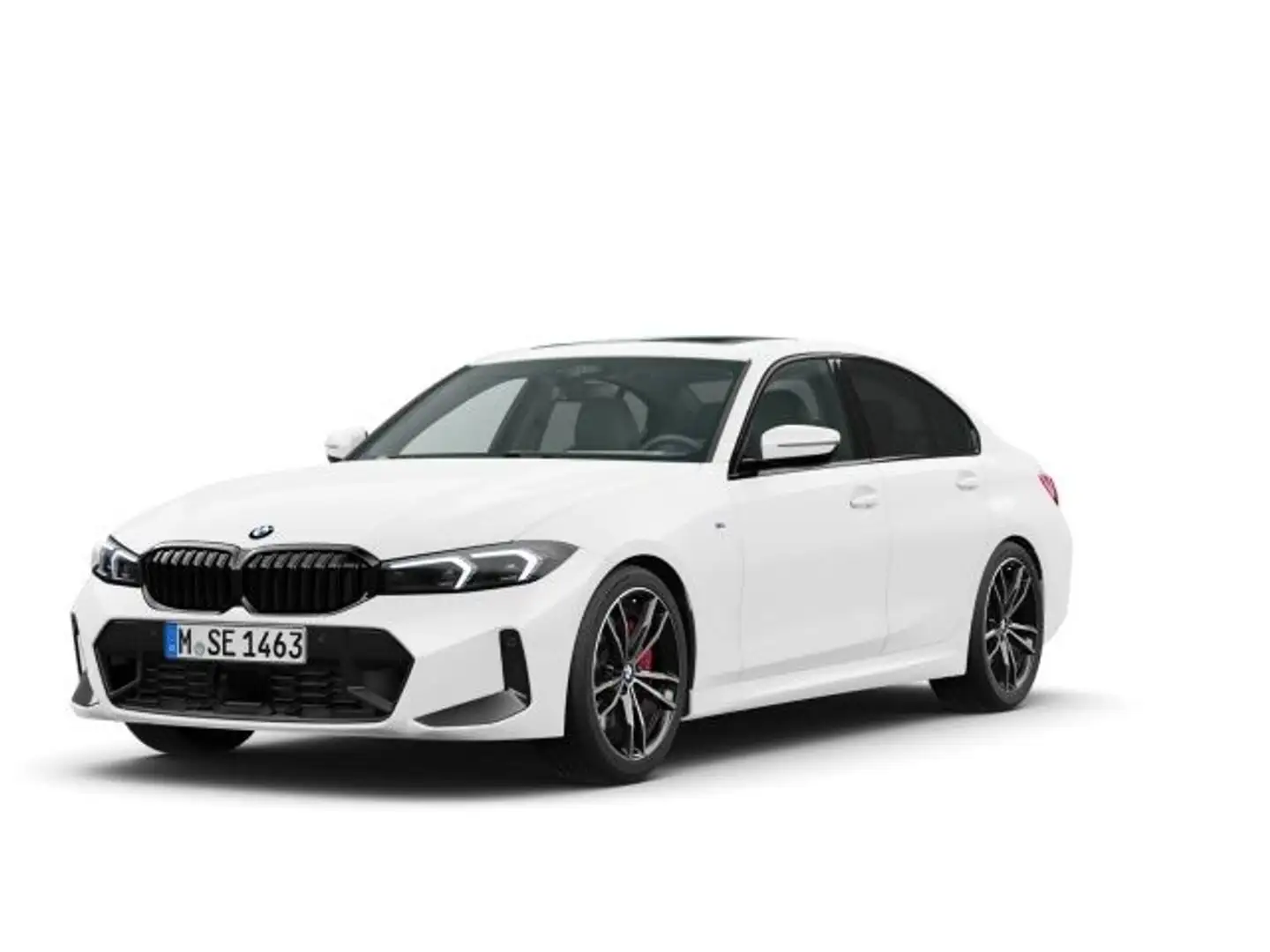 BMW 330 i Automatic Navi Leder Tempom.aktiv Glasdach Weiß - 1
