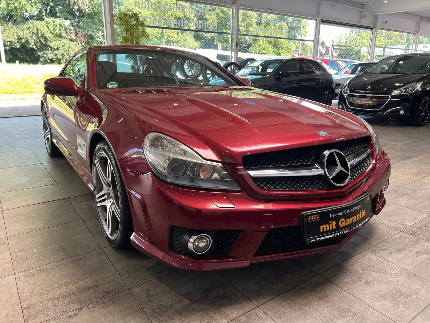 Mercedes-Benz SL 500 * SL 63 AMG Paket * Panorama * VOLL * crvena - 2
