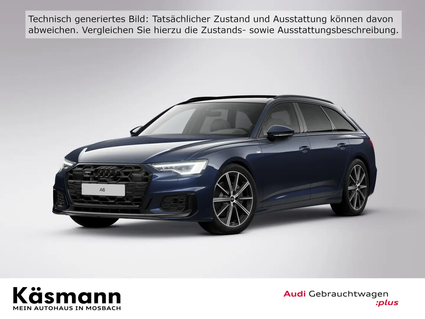 Audi A6 S line 45TDI qu MATRIX AHK 360° PANO Blau - 2