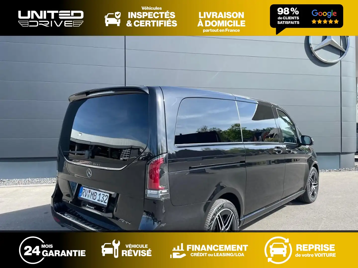 Mercedes-Benz V 300 d XL  9G-TRONIC 4x4 Avantgarde 237CV Noir - 2