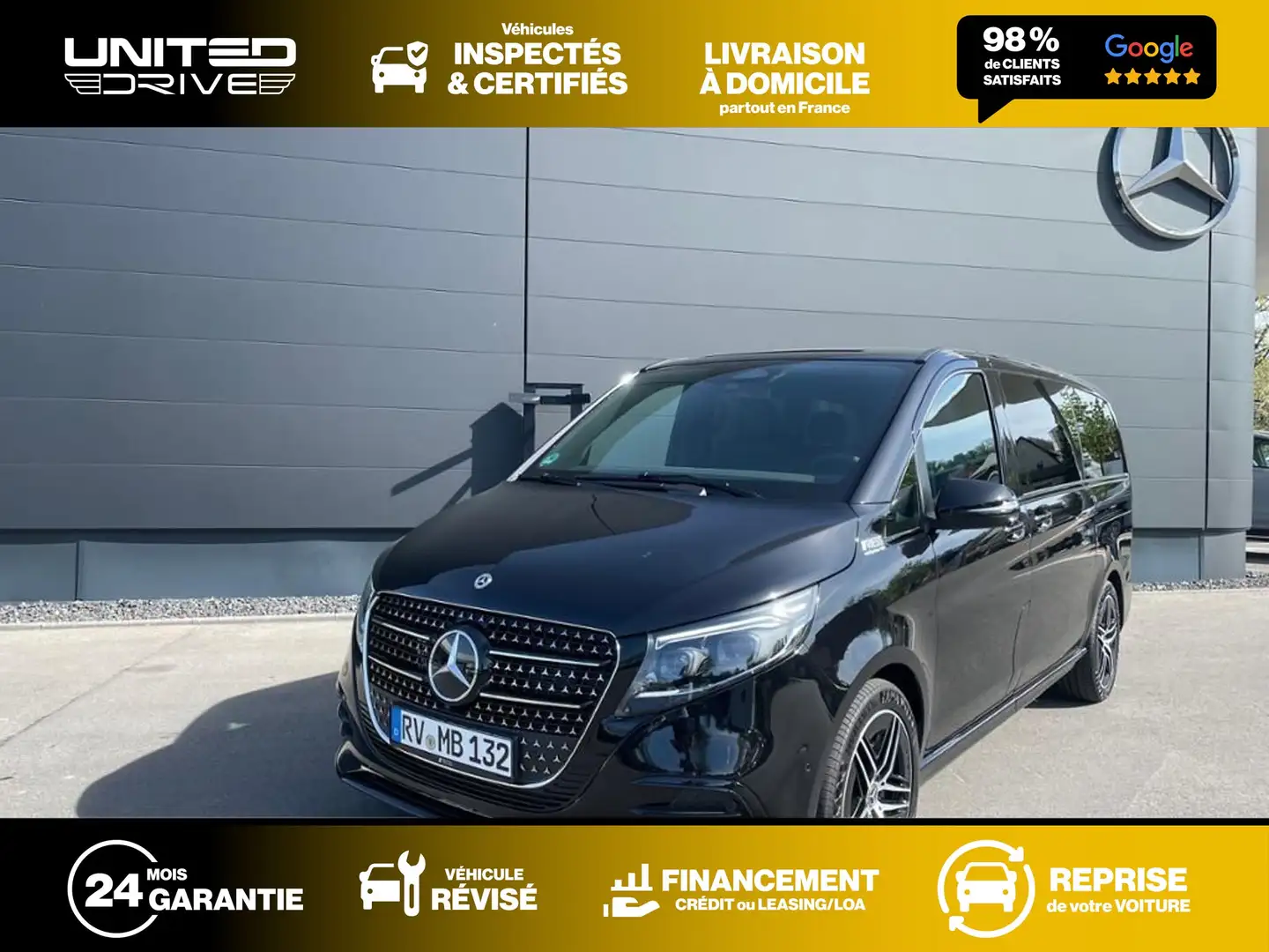 Mercedes-Benz V 300 d XL  9G-TRONIC 4x4 Avantgarde 237CV Noir - 1