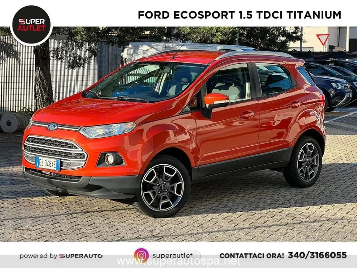 Ford EcoSport 1.5 TDCi Titanium Oranje - 1