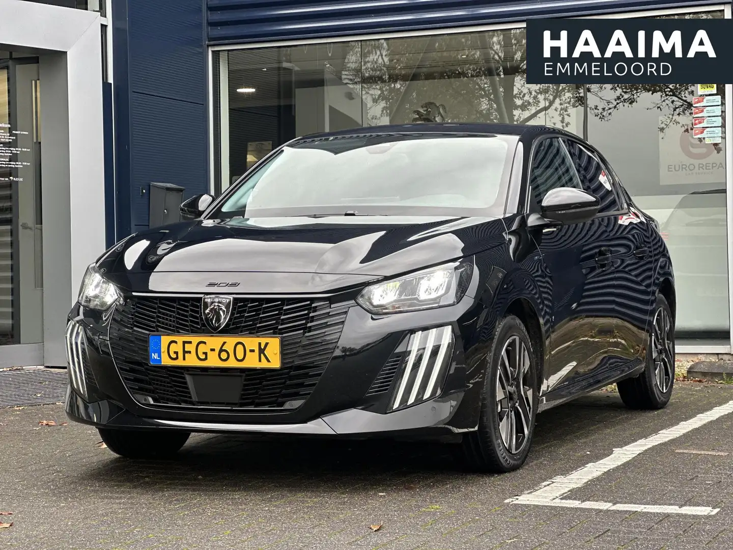 Peugeot 208 Hybrid 100pk e-DCS6 Allure | Adaptieve Cruise Cont Zwart - 1