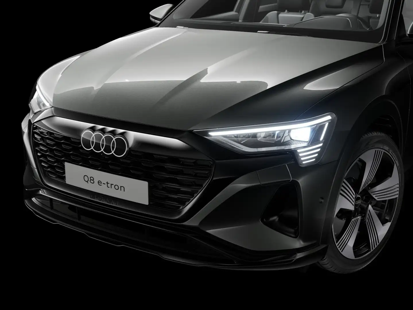 Audi Q8 e-tron 50 quattro adv Lufe LED Matrix, SHZ Šedá - 1