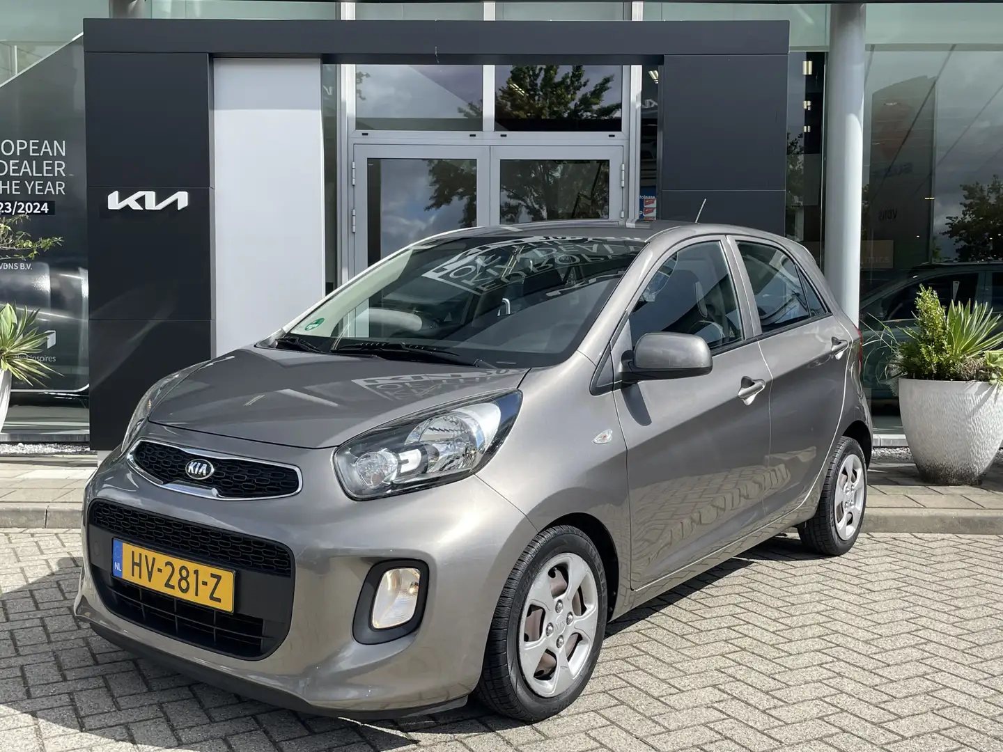 Kia Picanto 1.0 CVVT ComfortLine | Airco | Elektrische ramen | Gris - 1