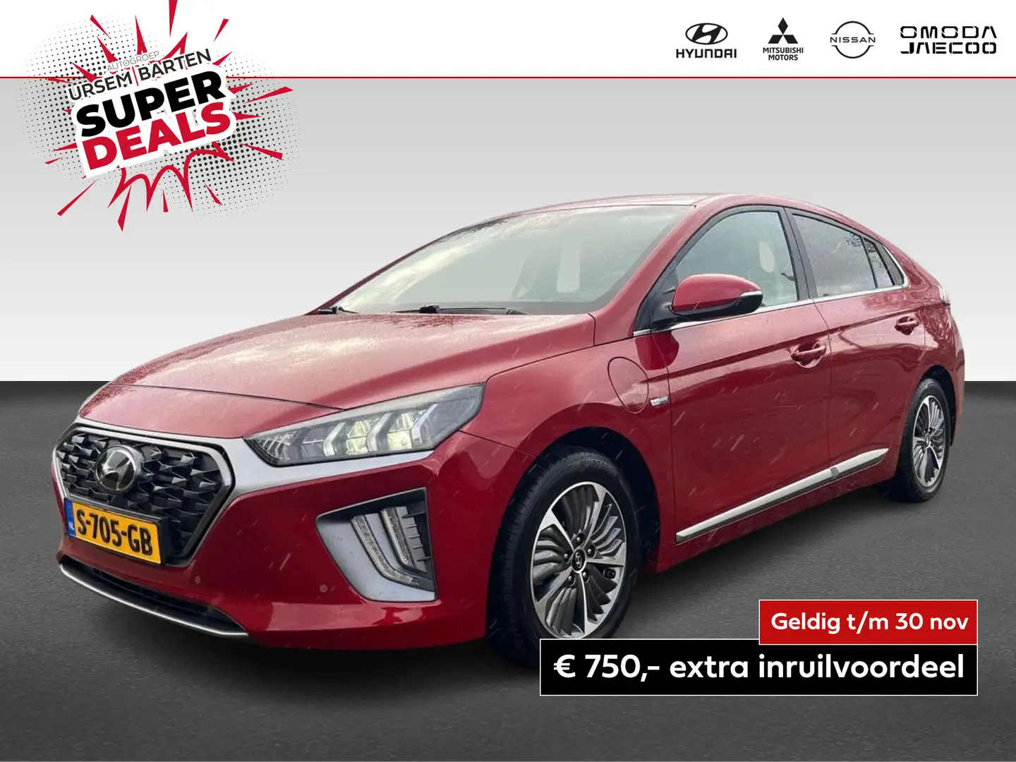 Hyundai IONIQ 1.6 GDi PHEV Premium Rouge - 1