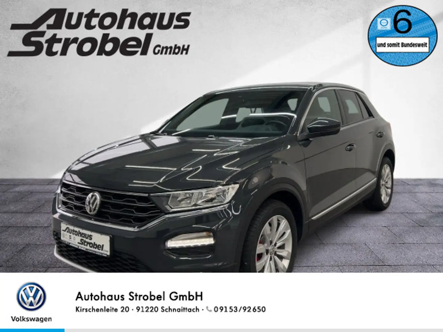 Volkswagen T-Roc 2.0 TDI DSG Highline 4M Navi Front Ass. La Grau - 1