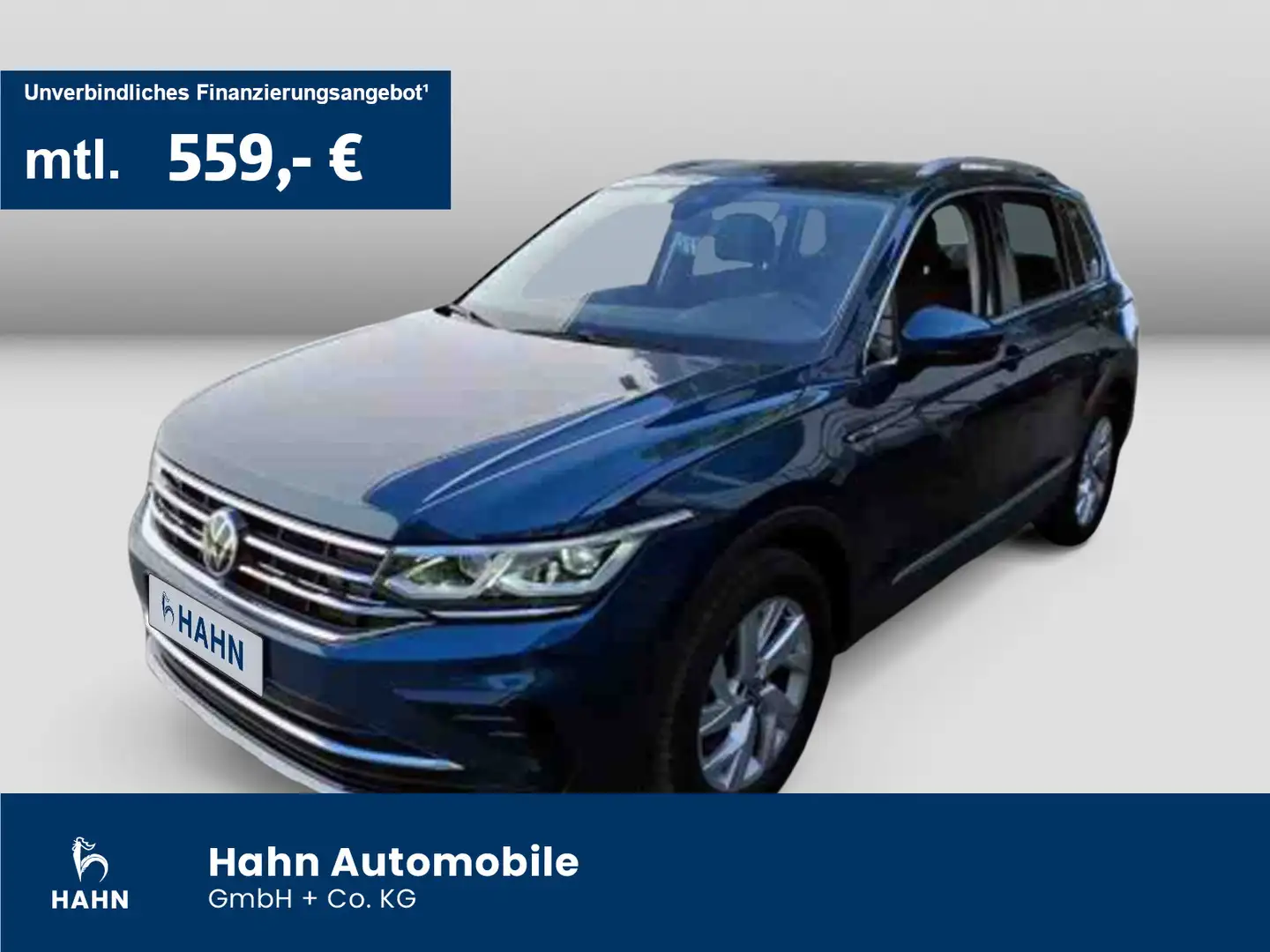 Volkswagen Tiguan 2.0TSI DSG 4Mo Elegance AHK Cam IQ.Light Blau - 1