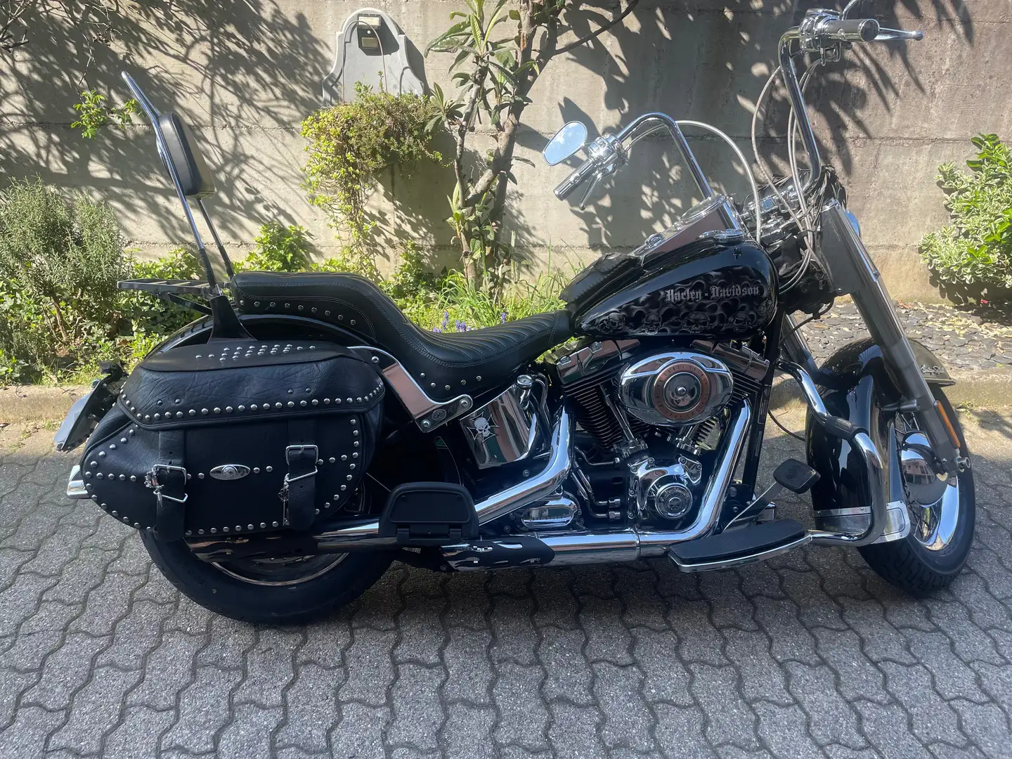 Harley-Davidson Heritage Softail Fekete - 1