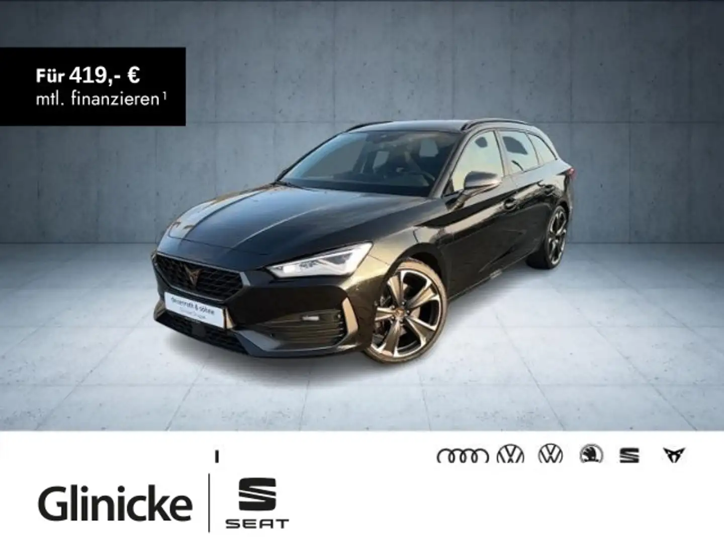 SEAT Leon ST VZ 2.0 TSI DSG Nav/DCC/FullLink/Assist/A Schwarz - 1