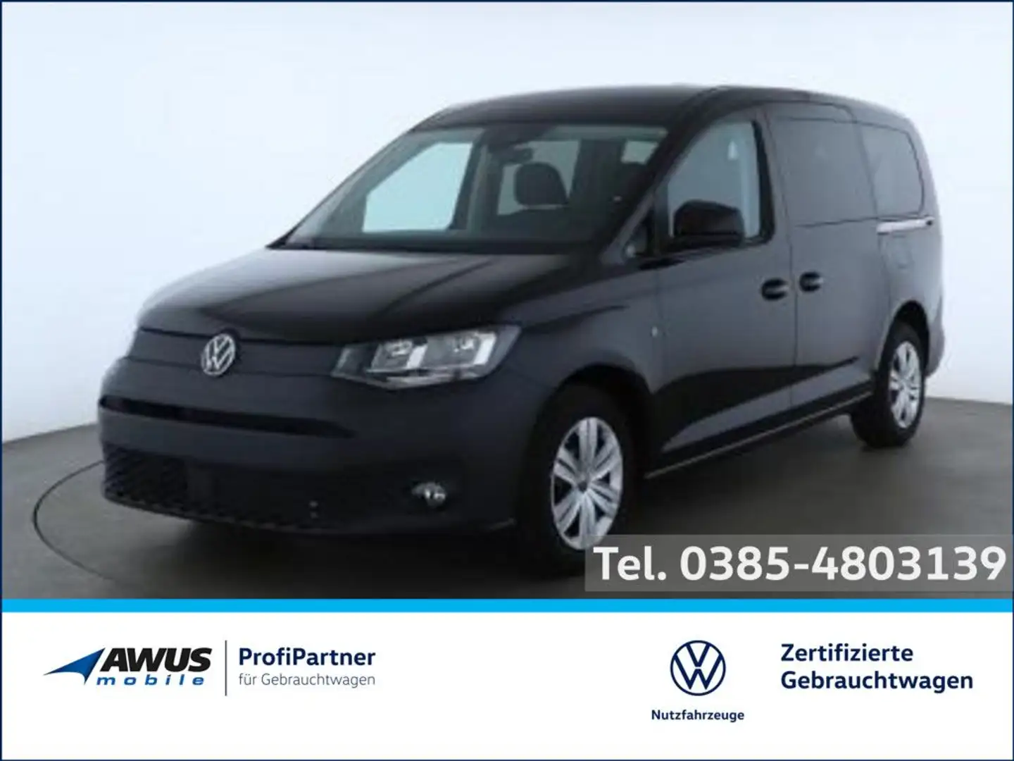 Volkswagen Sonstige Caddy Maxi Kombi Basis 2.0TDI 75kW SG6, AHK, ACC Schwarz - 1