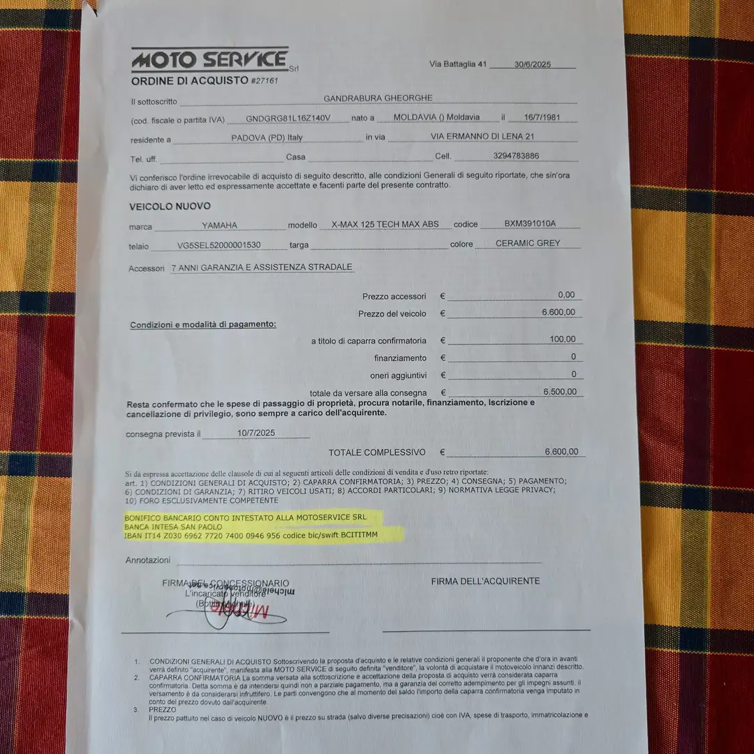 Yamaha X-Max 125 Grigio - 1