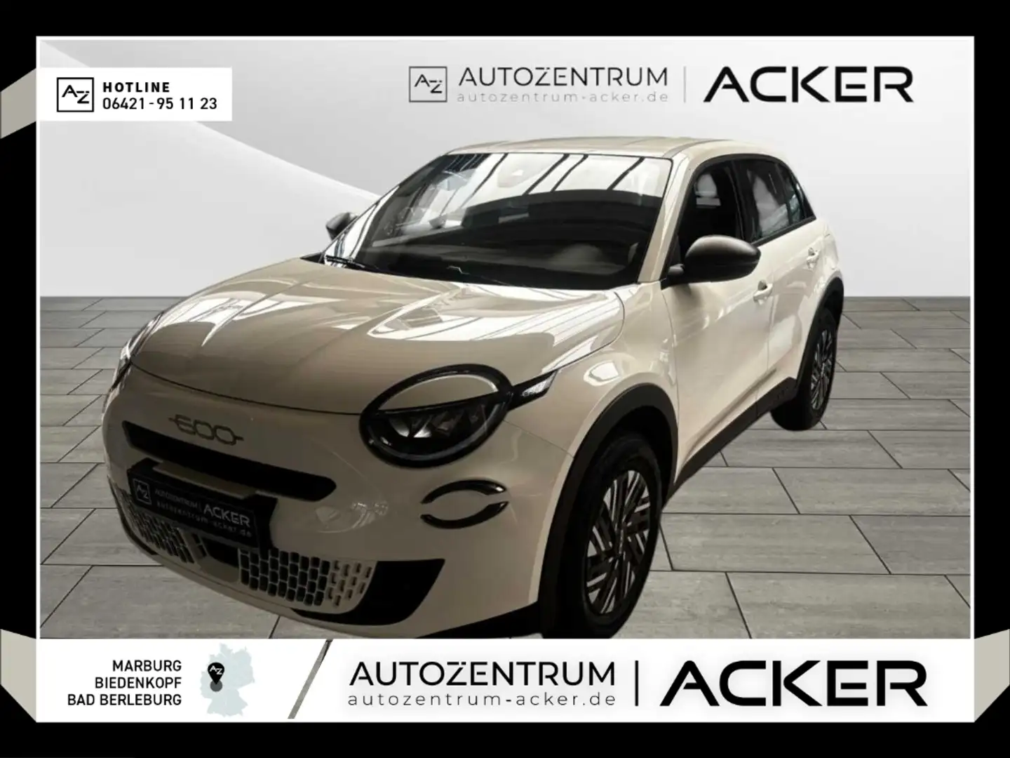 Fiat 600 Hybrid Aut. LED PDC Tempomat -23 Wit - 1