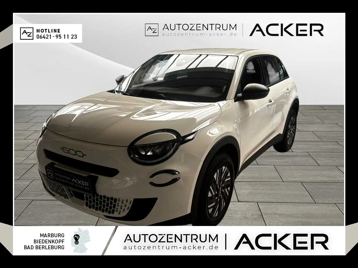 Fiat 600 Hybrid Aut. LED/PDC/Tempomat -22%* Alb - 1