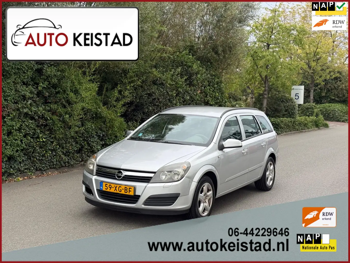 Opel Astra Wagon 1.6 Edition AIRCO/CRUISE! INRUILKOOPJE! EXPO Grijs - 1