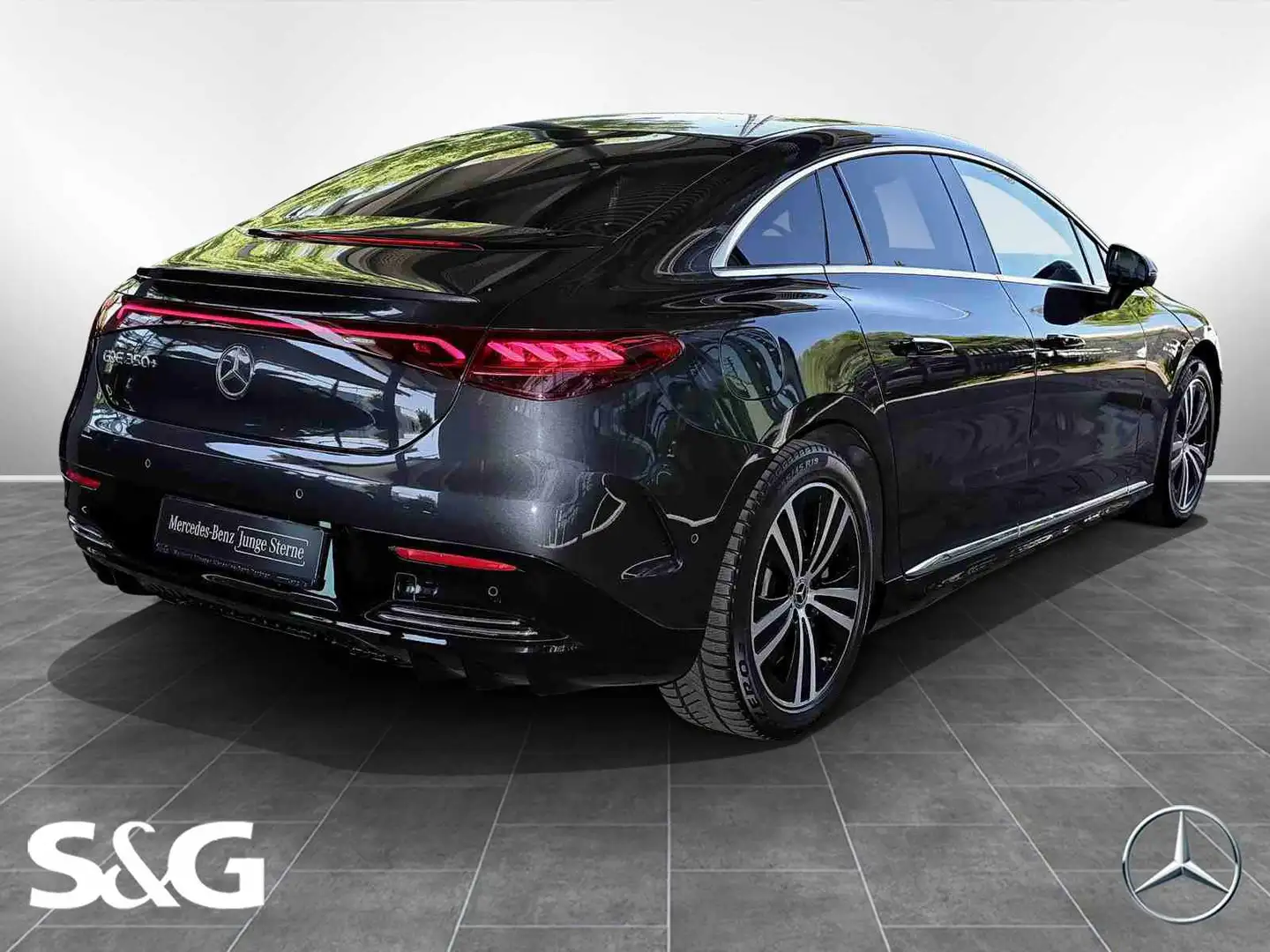 Mercedes-Benz EQE 350 + AMG AHK+TOTWINKEL+HIFI+MEMORY+360°+20" Szürke - 2