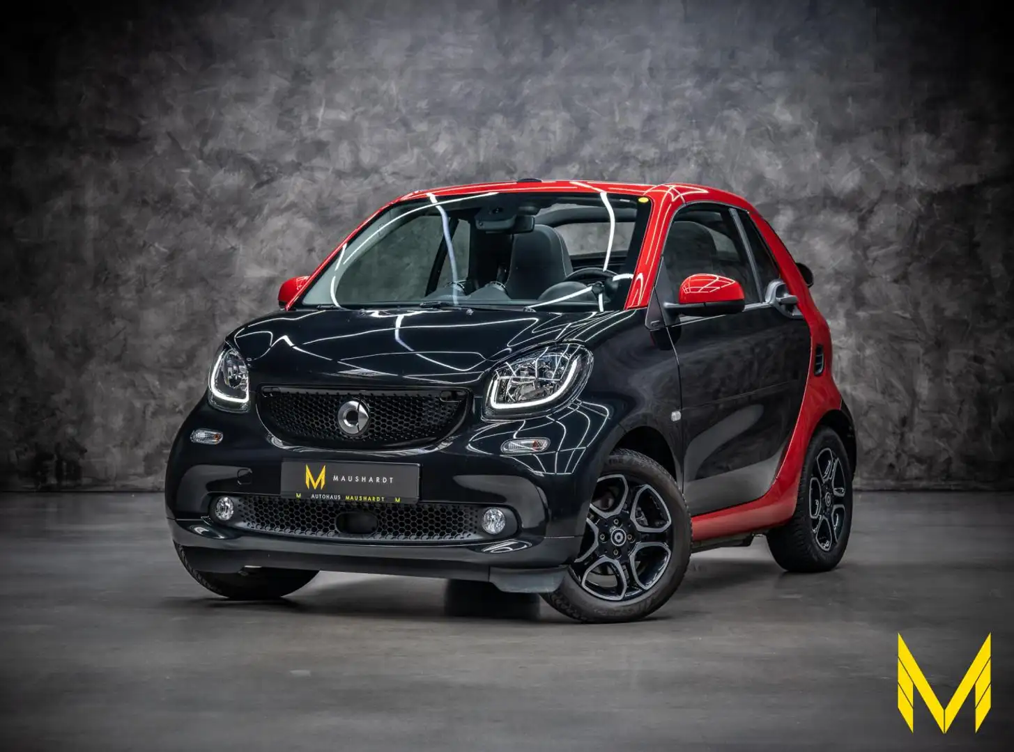 smart city-coupé/city-cabrio ForTwo passion turbo DCT: OPEN YOUR ROOF! Negro - 1