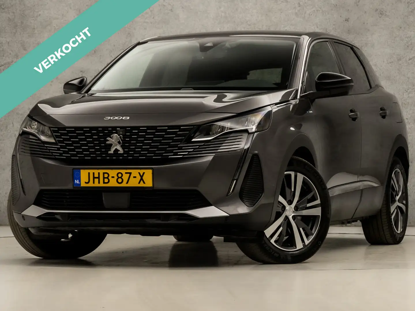 Peugeot 3008 1.6 HYbrid 225 Allure Sport 225Pk Automaat (APPLE Gris - 1