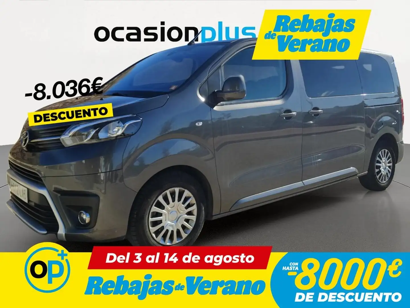 Toyota Proace Shuttle L1 2.0D 8pl. VX 145 Gris - 1
