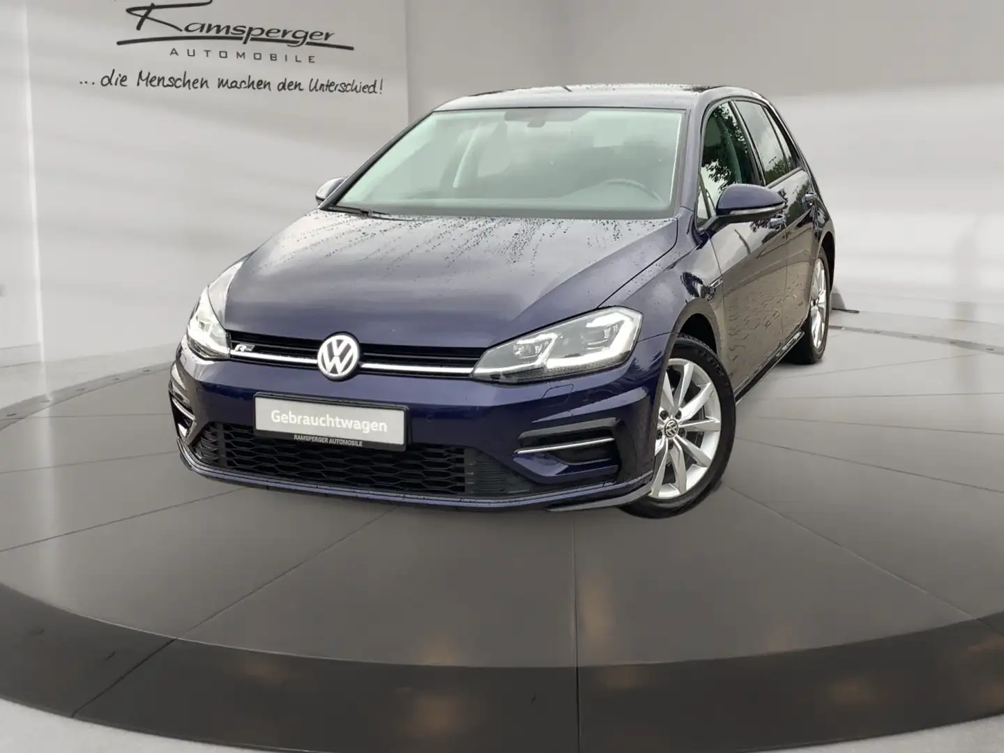 Volkswagen Golf VII 1.5 TSI DSG R-Line Highline AHK ACC LED Blau - 2