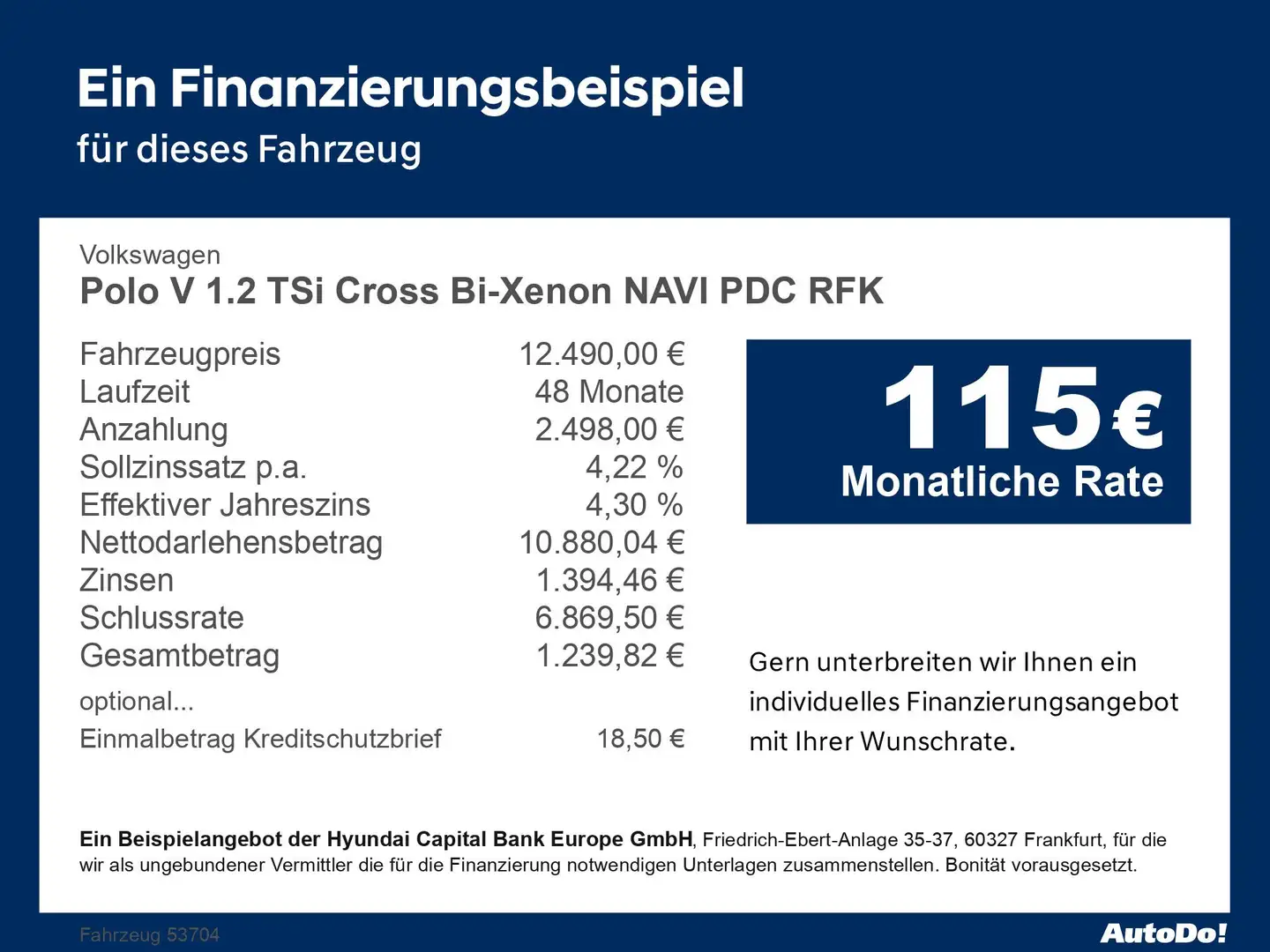 Volkswagen Polo V 1.2 TSi Cross Bi-Xenon NAVI PDC RFK Klima Rouge - 2