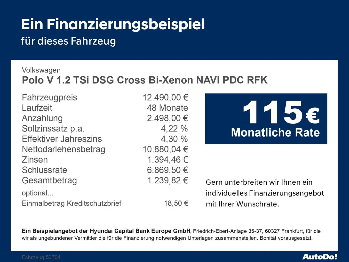 Volkswagen Polo V 1.2 TSi DSG Cross Bi-Xenon NAVI PDC RFK Rot - 2