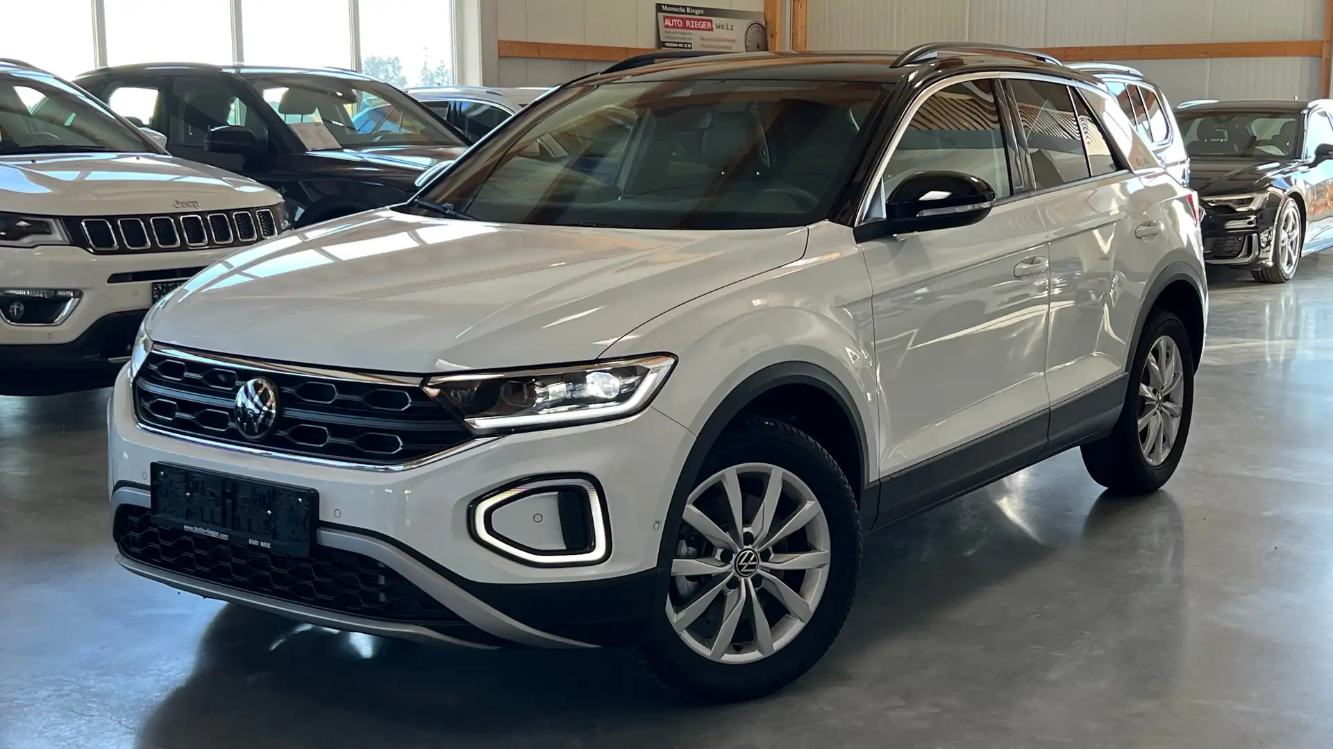 Volkswagen T-Roc Goal TDI DSG, LED, ACC, AHK, Kamera,Keyless Weiß - 2