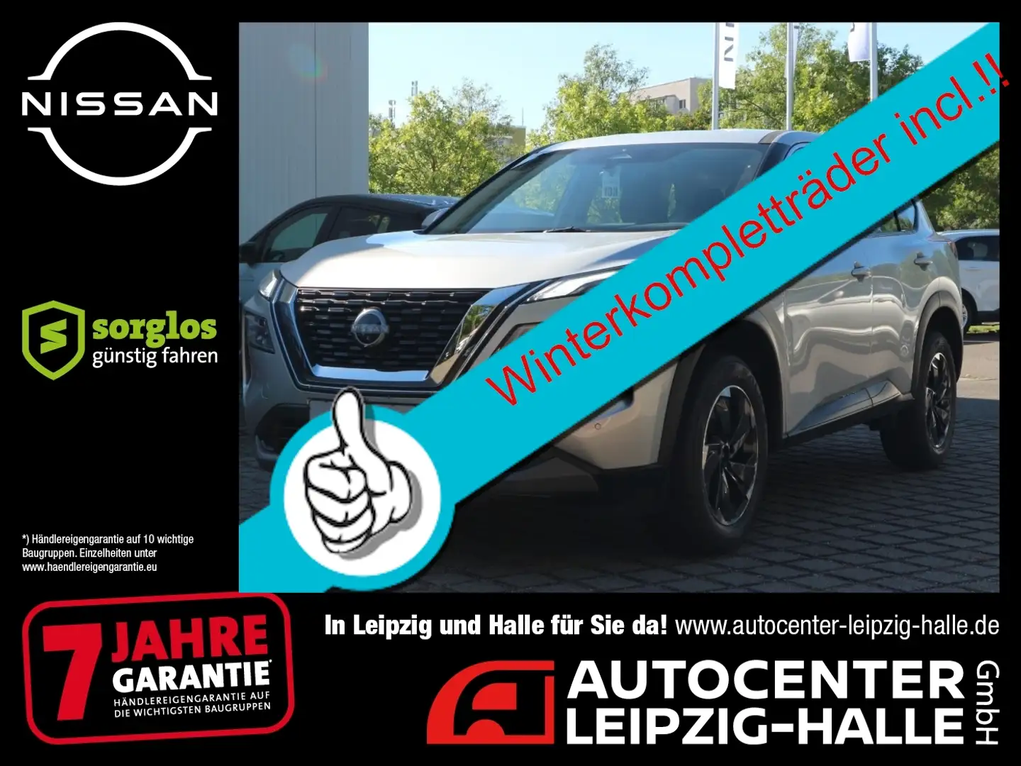 Nissan X-Trail ACENTA 1.5 VC-T MHEV 4x2 Winterräder inkl Argent - 1