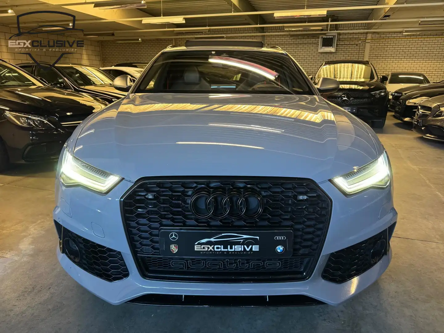 Audi RS6 4.0 TFSI Quattro Pro Line Plus Ceramic/Pano/Carbon Grijs - 2