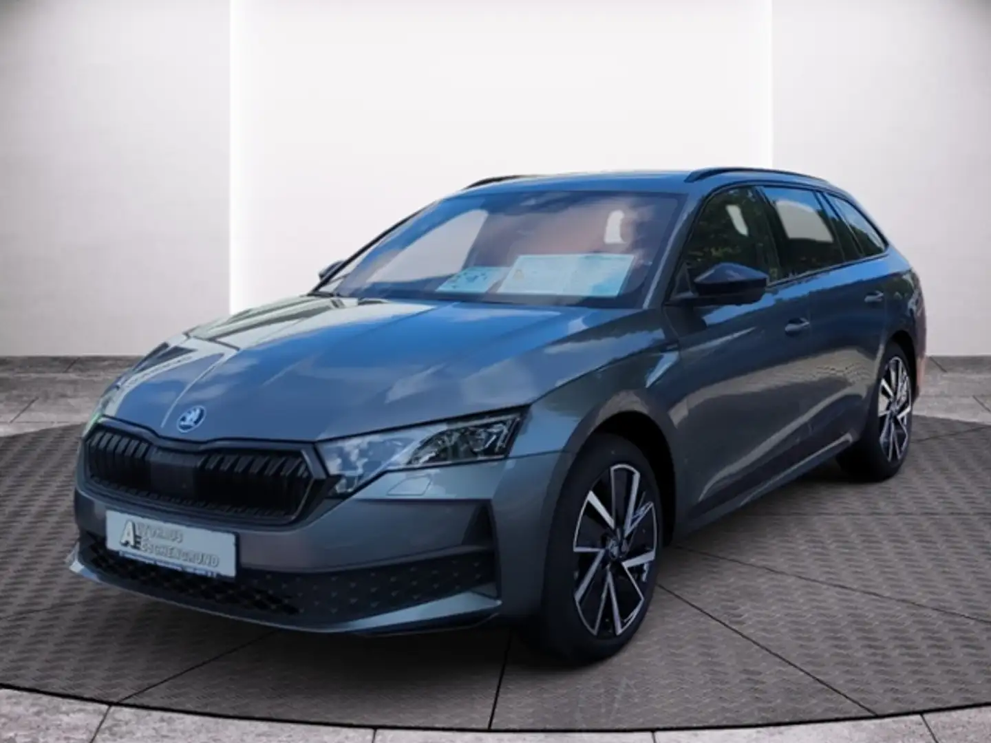 Skoda Octavia Combi 2.0 TDI DSG Sportline MATRIX NAVI AHK TRAVE Grau - 2