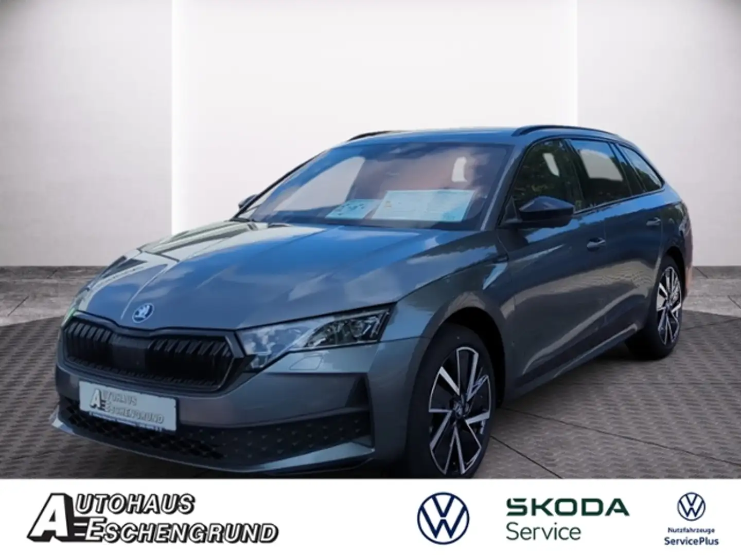 Skoda Octavia Combi 2.0 TDI DSG Sportline MATRIX NAVI AHK TRAVE Grau - 1