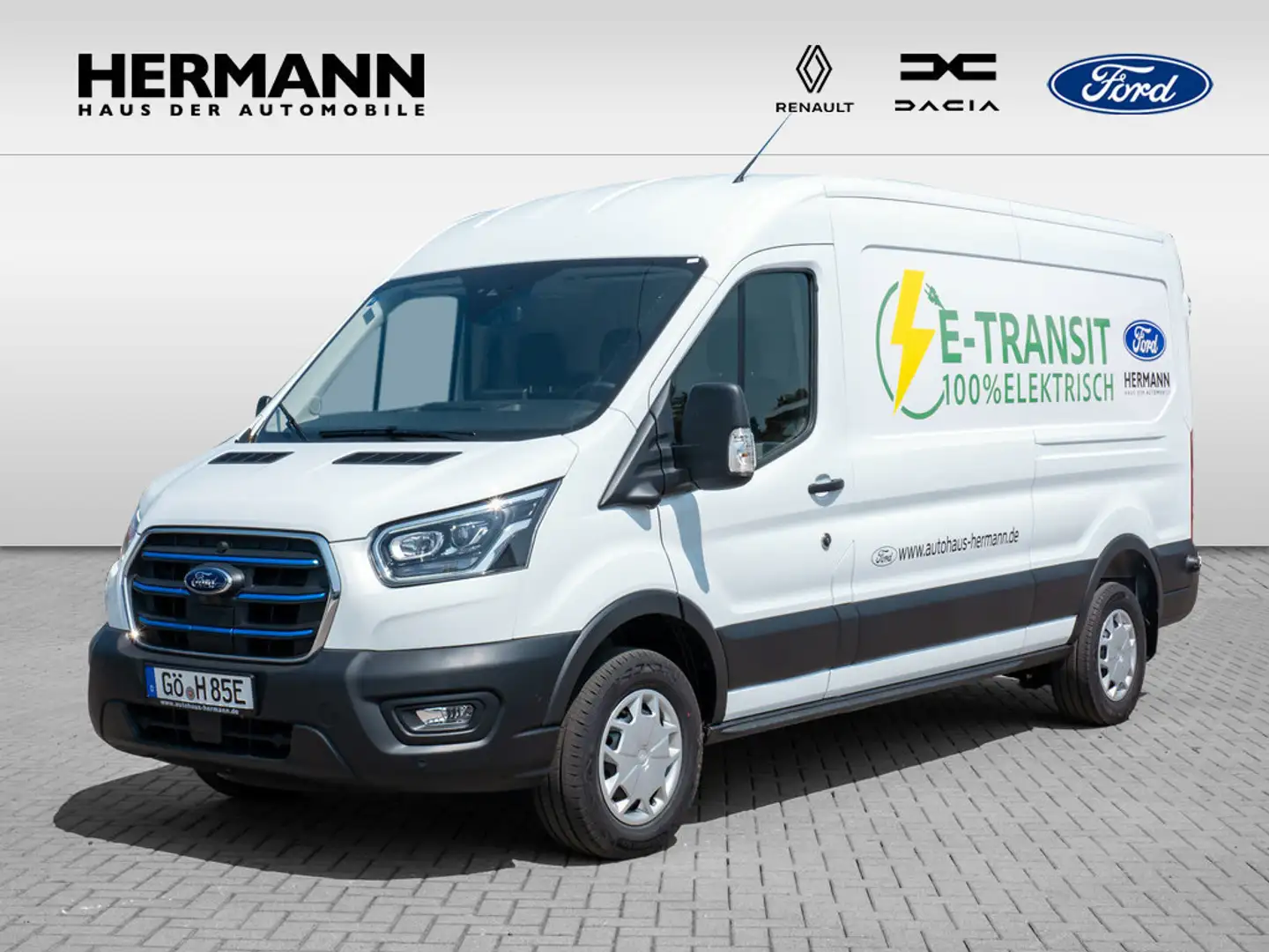 Ford Transit *TWA*SHZ*360*SpurH*KeyLess*KlimaA*ACC Blanc - 1