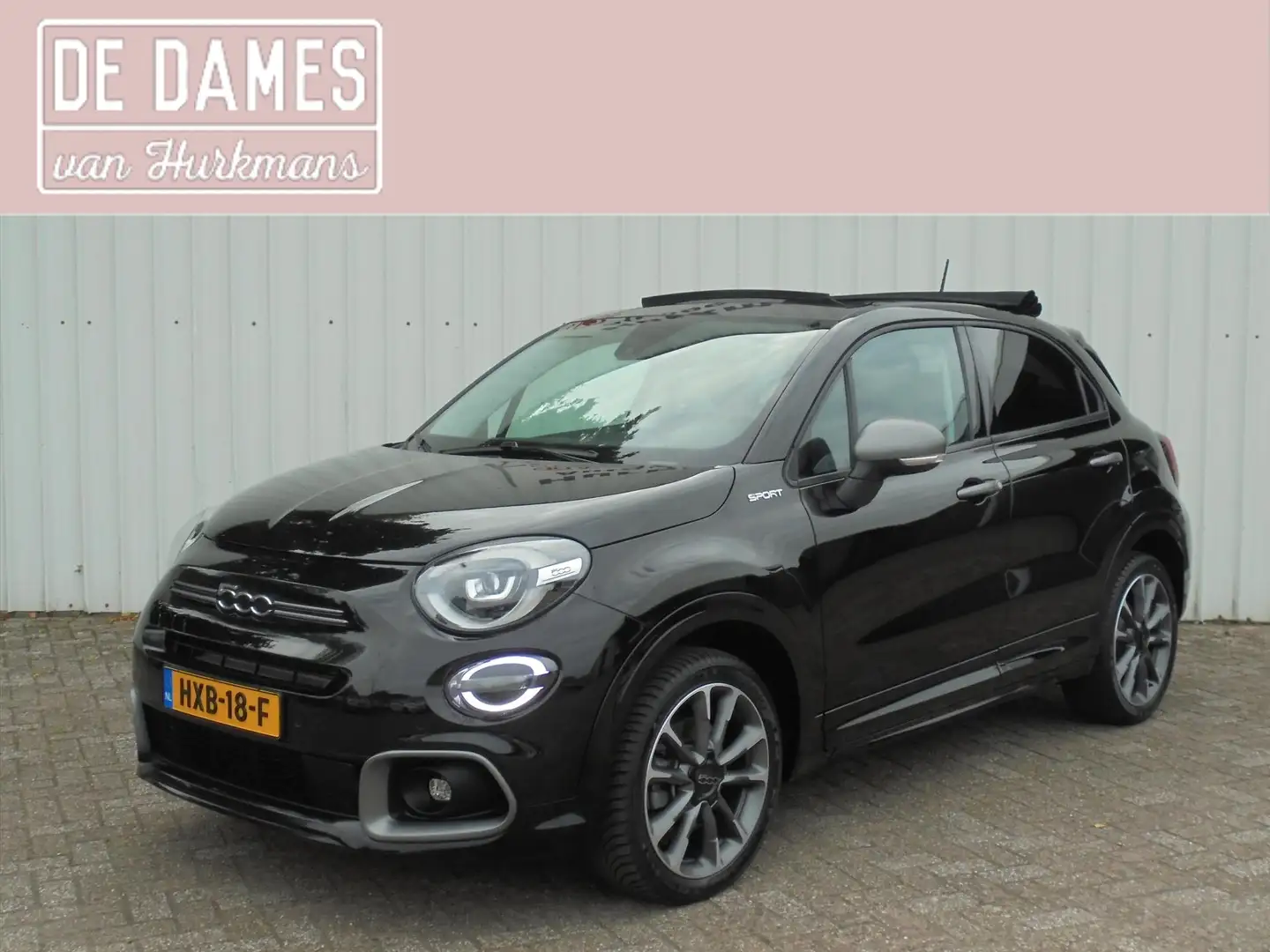 Fiat 500X 1.5 HYBRIDE AUTOMAAT CABRIO SPORT ZEER LUXE Noir - 1