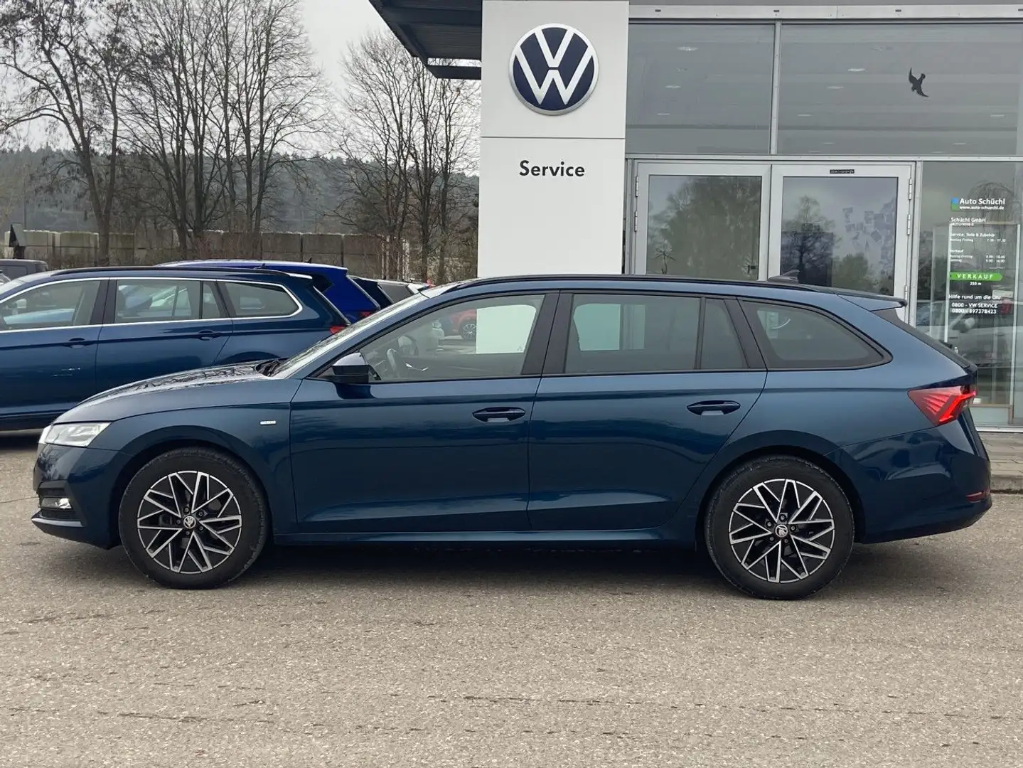 Skoda Octavia Combi 2.0 TDI DSG CLEVER 17"+NAVI-COLUMB Blau - 2