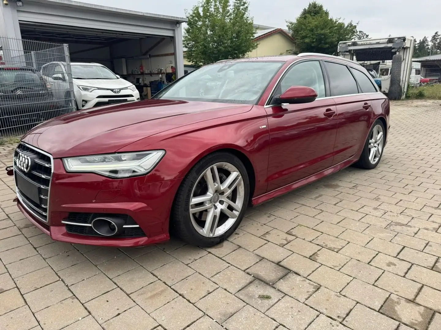 Audi A6 3.0 TDI S LINE - quattro-MOTORSCHADEN- Rot - 2